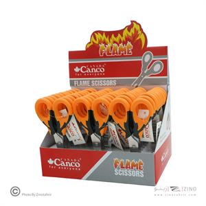 قیچی تیغه فلزی5سانت (طرح اتش)کنکو کد3191