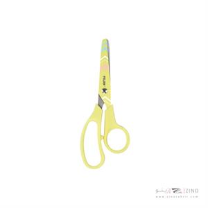 قیچی مهد کودکی13سانت بلیستری رنگ لیمویی میلان کدBWM10426VN