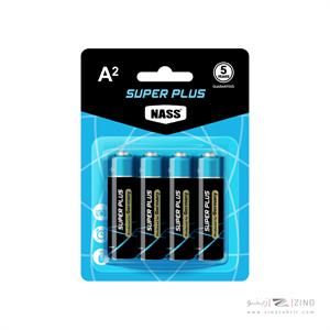 باتری قلمی4عددی سوپر پلاس کارت ناس کد413