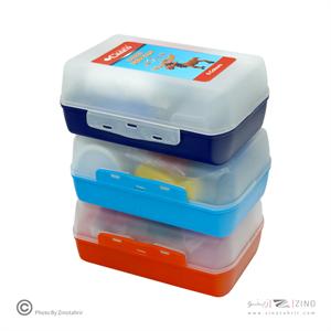 خمیرسبک 6رنگ کنکو+ظرف غذاجدید(گزی)