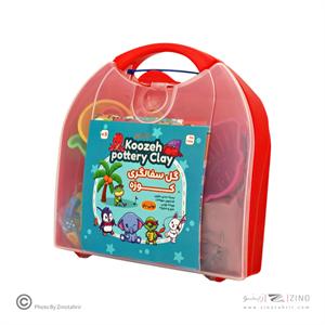 گل سفال کوزه کیفی پلاستیکی با ابزار