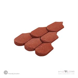 سفال بام پولکی مقیاس 1/12تعداد200 عددی اشل