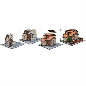 ویلای مدرن سه بعدی اشل