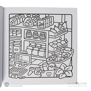 کتاب رنگ امیزی48برگ200*200کازی لانگو سری کرنر کدCB-602