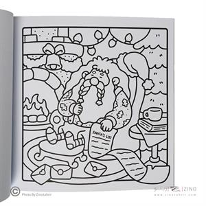 کتاب رنگ امیزی48برگ200*200کازی لانگو سری کریسمس کدCB-604