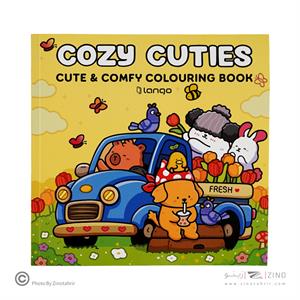 کتاب رنگ امیزی48برگ200*200کازی لانگو سری کیوتیز کدCB-601