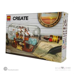 لگوطرح کشتی داخل بطری کد11050