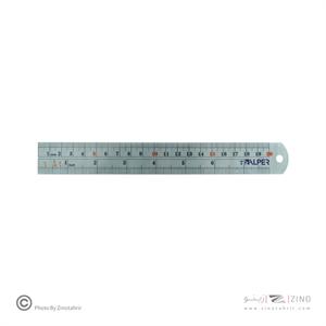 خط کش 20سانت ساده فلزی آلپر