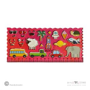 شابلون دوقلو ژله ای آلپر کدR-222