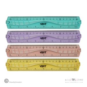 خط کش20سانت ژله ای(پاستلی) وست کدFB6268