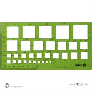 شابلون مربع فابل