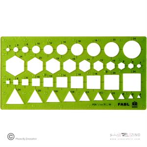 شابلون اشکال هندسی فابل