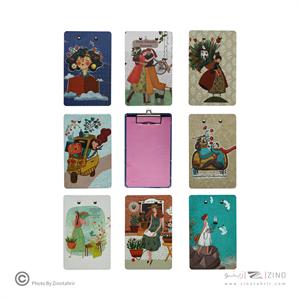 تخته شاسیA6همراه با کاغذ یادداشت مسترنوت کد559