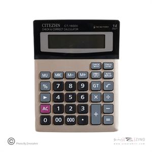ماشین حساب رومیزی کرونی /سی تی ژن14رقم3صفرکدCT-1600V