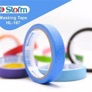 چسب کاغذی رنگی 18یارد باریک استورم کد103167