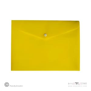 پاکت دکمه دار A4 زرد لیام