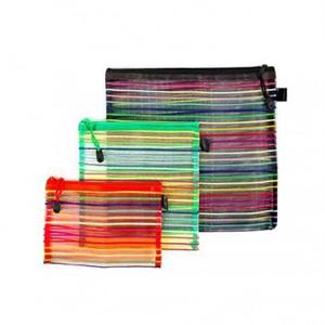پاکت توری ملخی  زیپ دار رنگین کمانی پیداکس