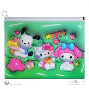 پوشه زیپ دارA4فانتزی