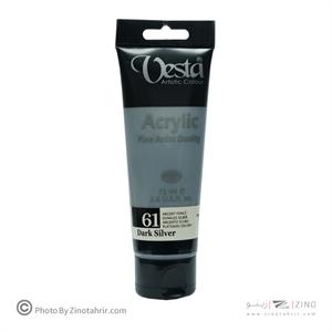 رنگ اکریلیک 75میل رنگ خاص وستا کد61