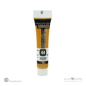 اکریلیک ساده تیوپی18میل سوداکو  خردلی کد09344