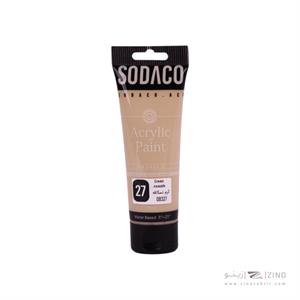 اکریلیک ساده تیوپی75میل سوداکو کرم نسکافه کد08327