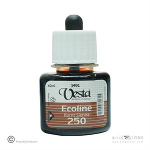 اکولین قهوه ای کم رنگ وستا کد250