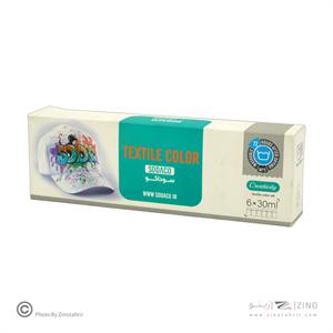 رنگ پارچه30میل6رنگ ترنسپرنت سوداکو کد02800