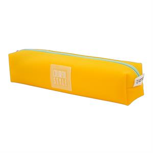 جامدادی تک زیپ مربع سیلیکونی سری شاینی لانگو کد LG-8484