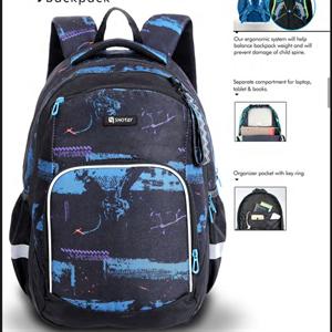 کوله پشتی طرحURBAN با پشتی طبی شوتای سرمه ای کدG13-59