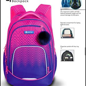 کوله پشتی طرحURBAN با پشتی طبی شوتای صورتی کدG14-V03