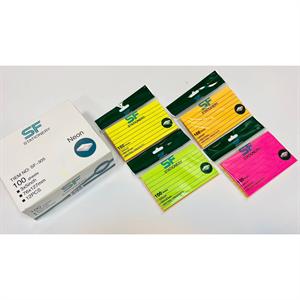 پست ایت100برگ76*127الوان خطدارفسفری اس اف کدSF-305