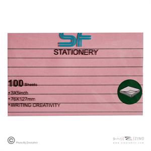 پست ایت100برگ76*127الوان خطدار پاستلی اس اف کدSF-312