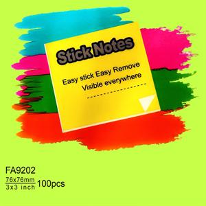 پست ایت100برگ 76*76 الوان اسکول فنز کد9202