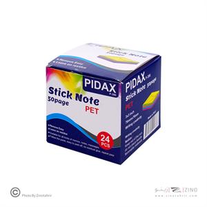 پست ایت76*76(شفاف)50برگی رنگ جور پیداکس کدP-390