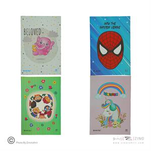 دفتر40برگ خطی منگنه ای  میکرو