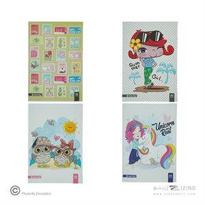 دفتر60برگ خطی منگنه ای  میکرو