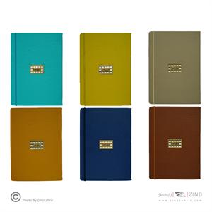 دفتر200برگ ایمان کد9912 وزیری جلدچرم