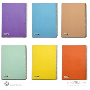 دفتر60برگ کد8905ایمان سیمی دانشجویی جلدطلق(12عددی)