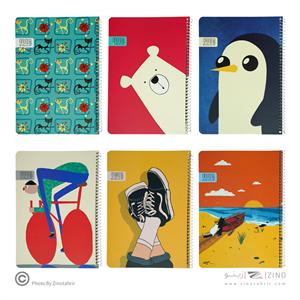 دفتر40برگ وزیری سیمی فانتزی ایده