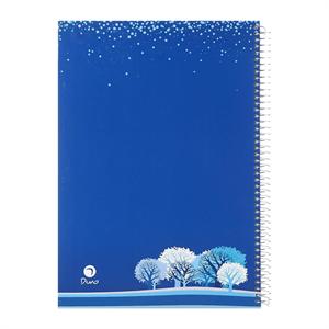 دفتر160برگ رحلی سیمی جلدسخت دونو کدD540