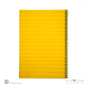 دفتر100برگ وزیری سیمی طلقی(دایموند)سوپربایند