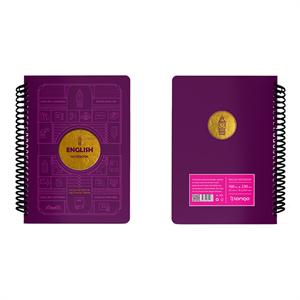 دفتر100برگ وزیری سیمی جلد سخت لانگو سری سه خرس کدCH-790