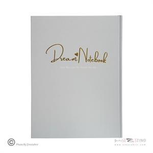 دفتر100برگ خطدارA4 ته دوخت جلدسخت طلاکوب/نقره برگ سری کیوت پالت کد70401