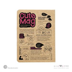 دفتر وزیری ته چسب پیل سری کیوت مگ