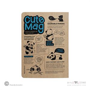 دفتر وزیری ته چسب پیل سری کیوت مگ