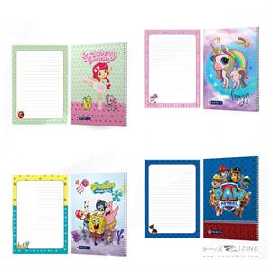 دفتر100برگ وزیری سیمی مجلد حاشیه دار میکرو کدC67