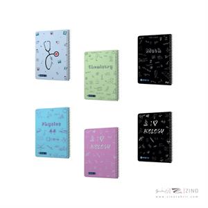 دفتر160برگ وزیری سیمی جلد سخت میکرو سری علوم کدC79