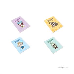 دفتر80برگ وزیری سیمی مجلد آبرنگ کدA056