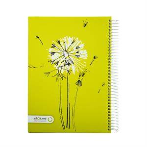 دفتر100برگ وزیری سیمی جلد سخت فانتزی الند کدFN100یا کدAVG100