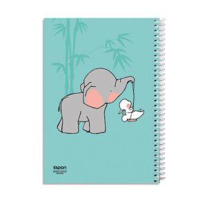 دفتر40برگ نقاشی سیمی فیلی الیپون کد253کارتن52عددی